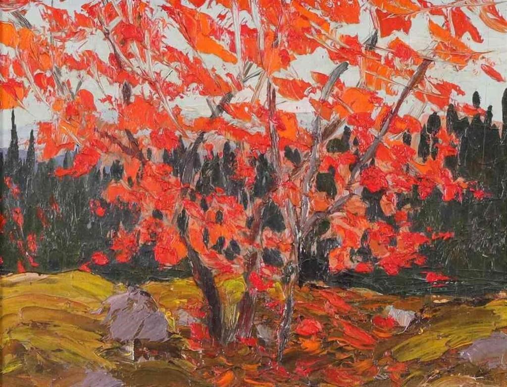 Illingworth Holey (Buck) Kerr (1905-1989) - Red Maple And Black Spruce; 1973