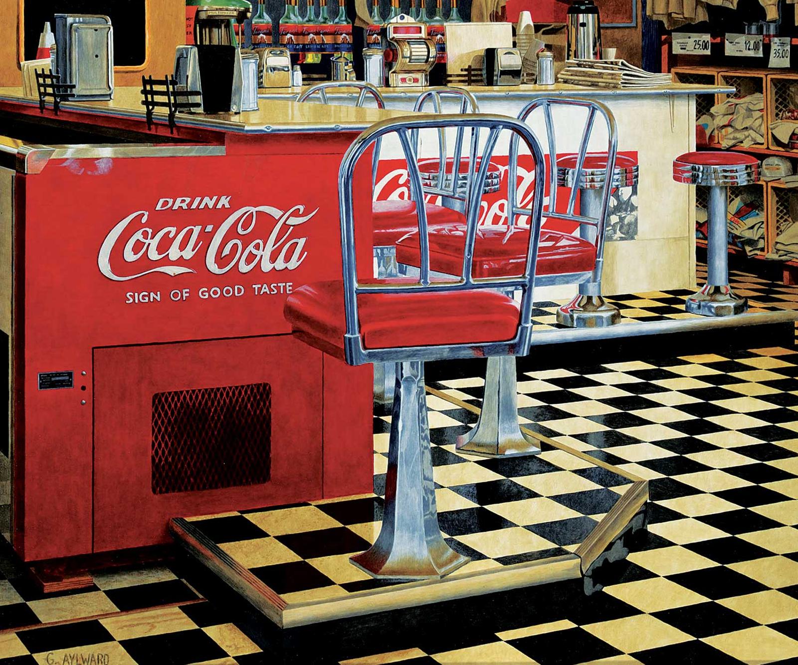 Gary Aylward - Untitled - Drink Coca Cola, Sign of Good Taste