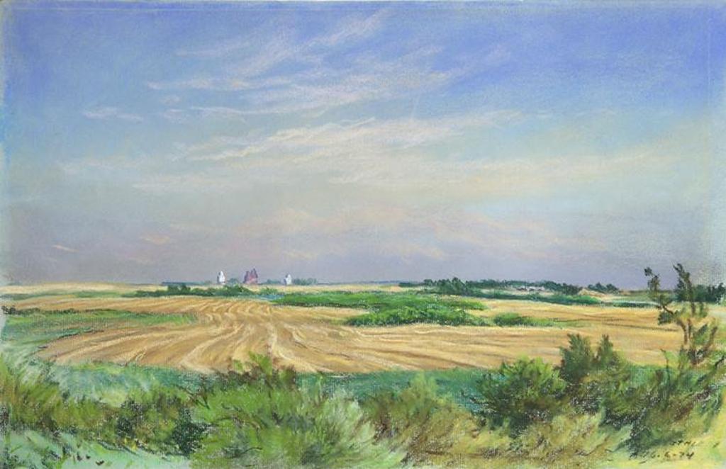 Ernest (Ernie) Luthi (1906-1983) - Untitled - Fields in Summer