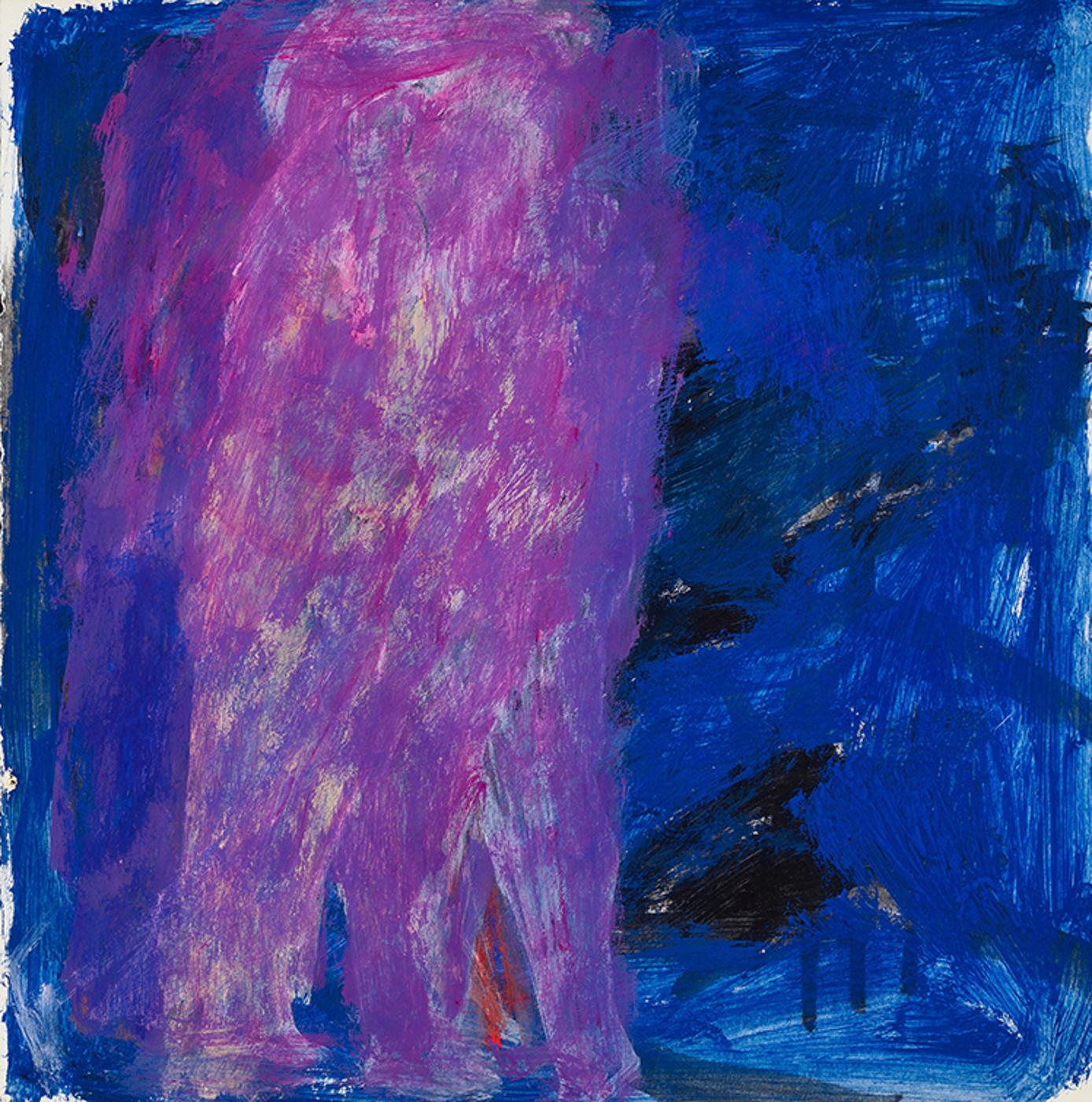 Betty Roodish Goodwin (1923-2008) - Untitled (Figures in Purple)