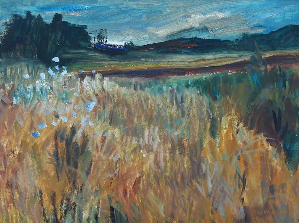 Wynona Croft Mulcaster (1915-1985) - Prairie Landscape Under A Dark Sky