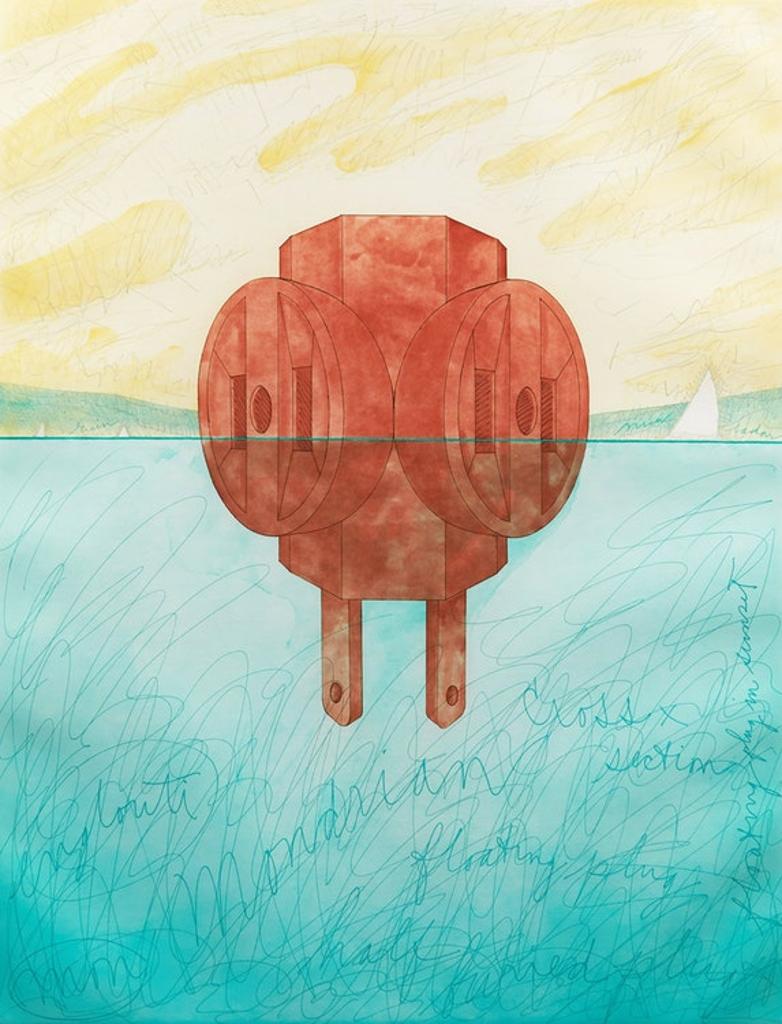 Claes Oldenburg (1929) - Floating Three - Way Plug, 1976