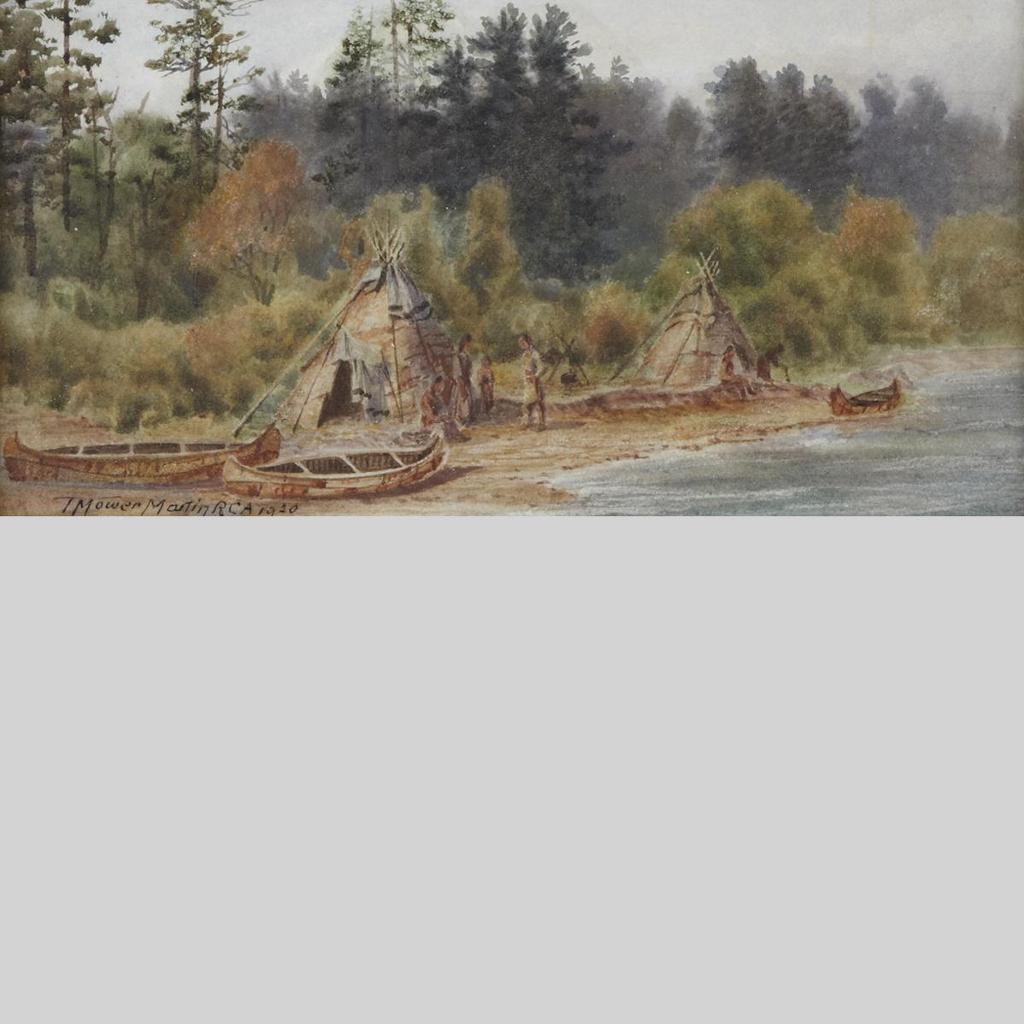 Thomas Mower Martin (1838-1934) - Indian Encampment