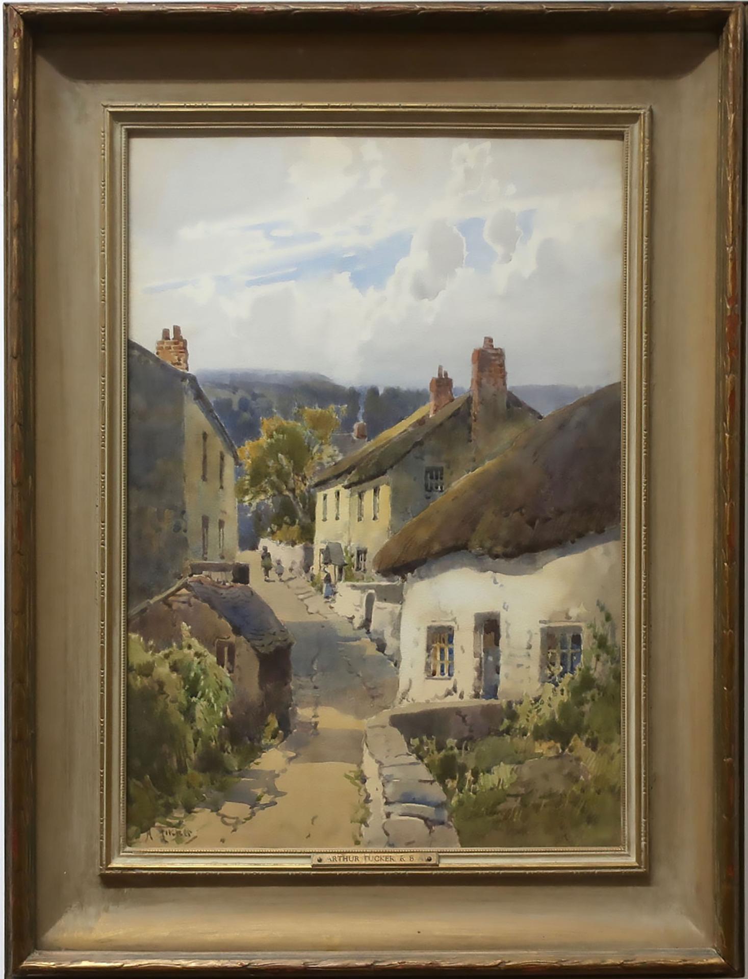 Arthur Tucker (1864-1929) - Untitled (Sunlit Village)