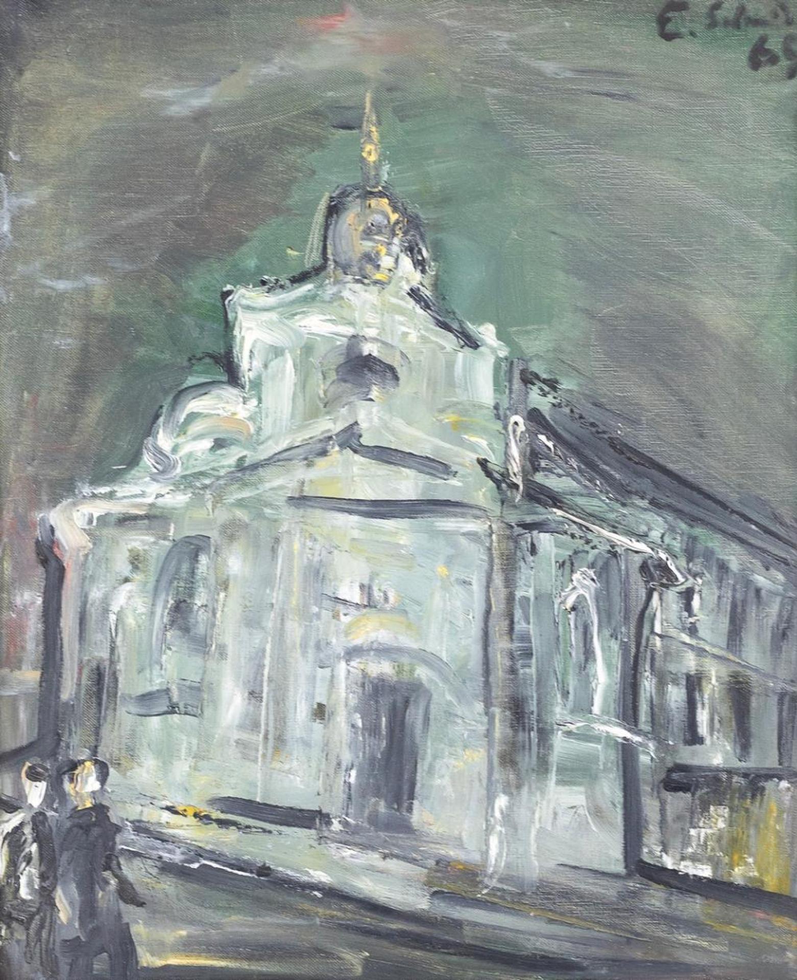 Erich Schmid Austrian (1908-1984) - Eglise Verte