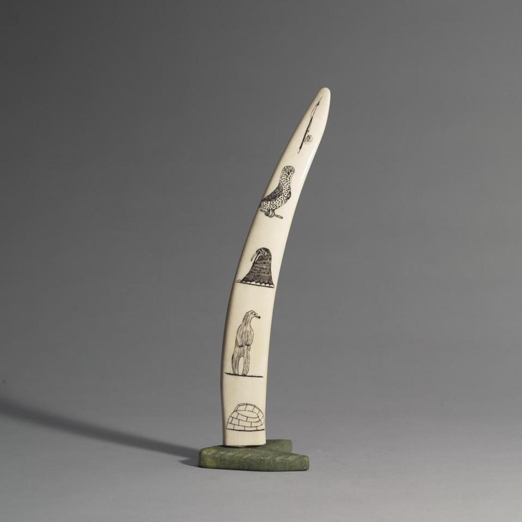 Quvianatuliak Parr (1930-1998) - Etched Tusk