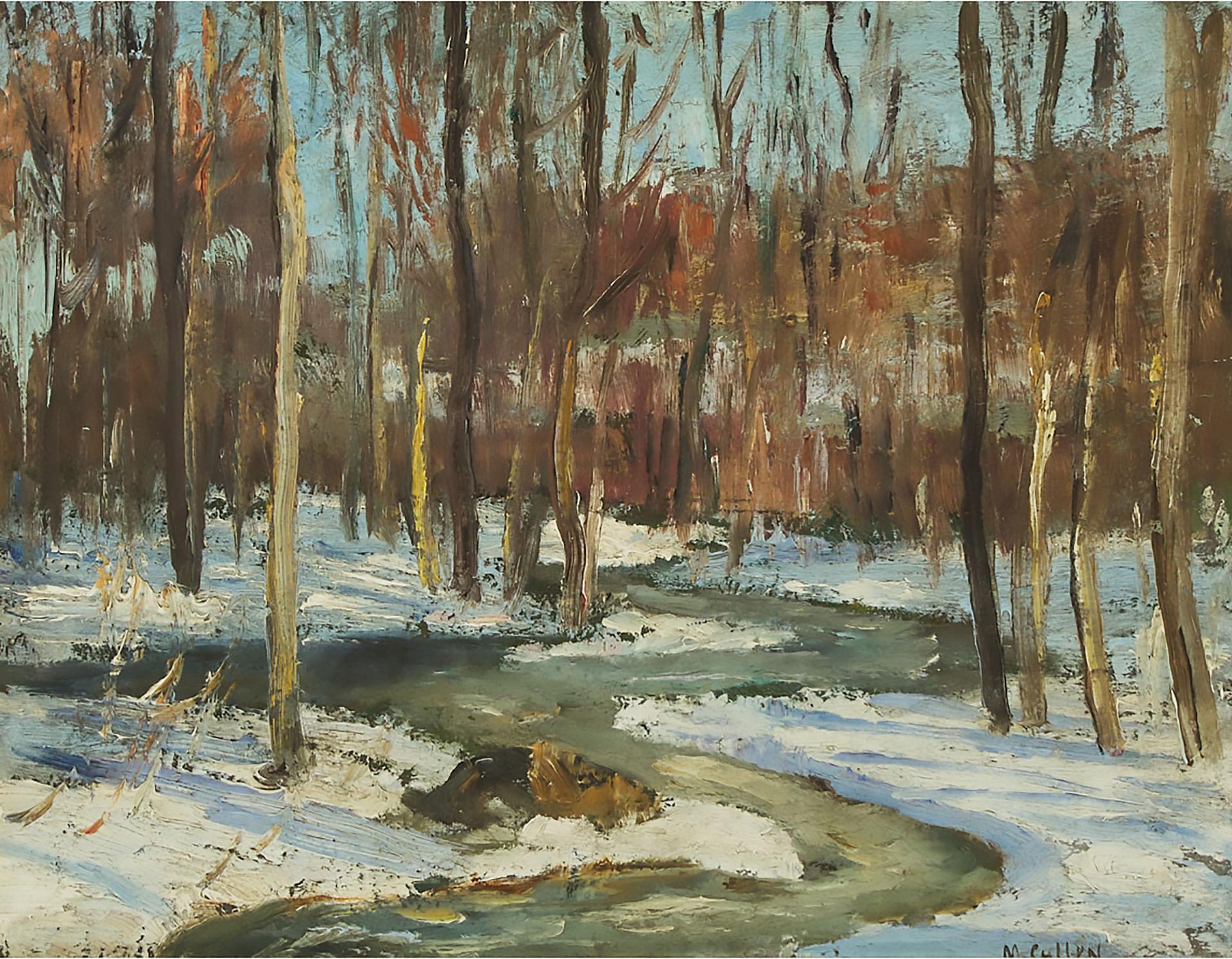 Maurice Galbraith Cullen (1866-1934) - River In The Woods, Winter