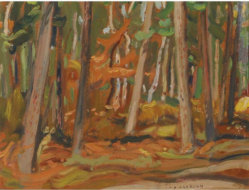 Alexander Young (A. Y.) Jackson (1882-1974) - Barry’S Bay, Oct. 31, 1952 (Autumn Woods)