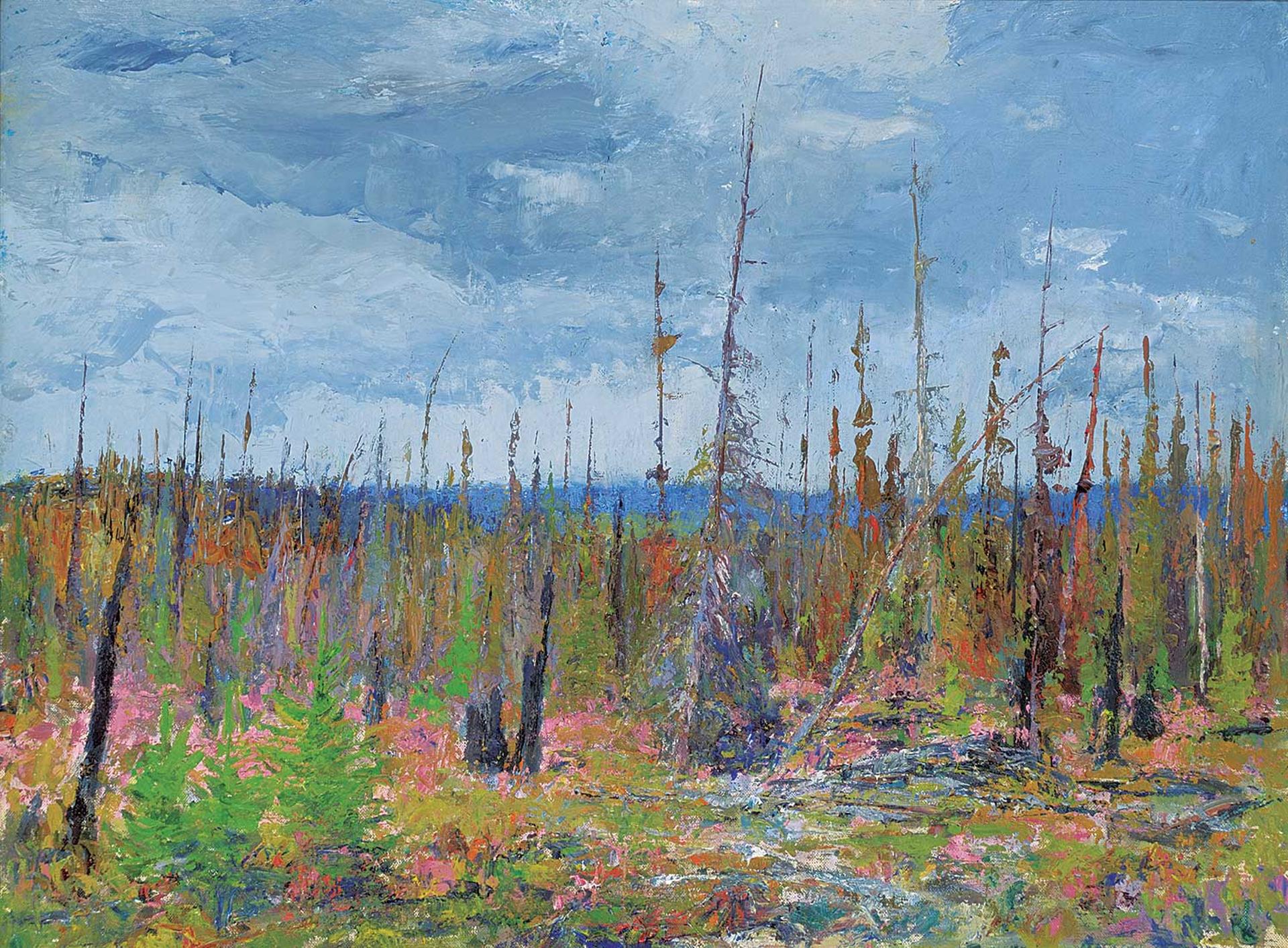 John Davenall Turner (1900-1980) - Muskeg and Fireweed