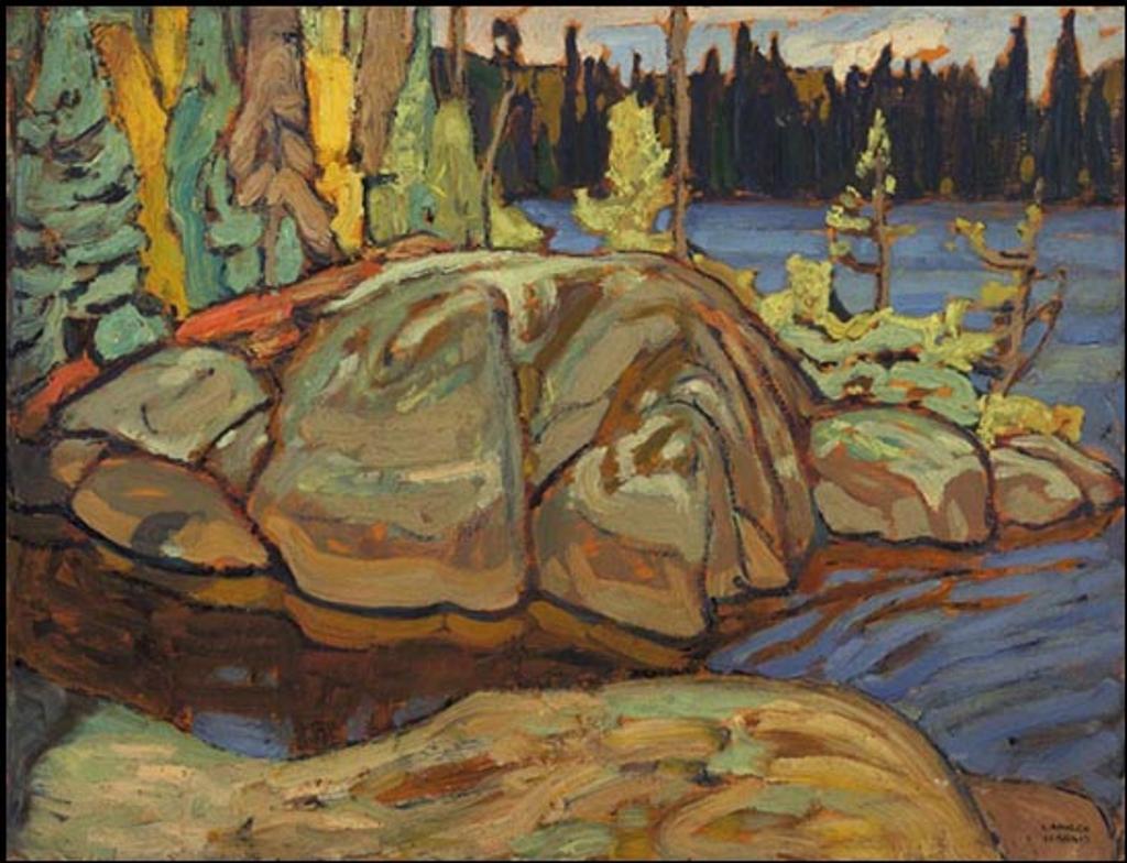 Lawren Stewart Harris (1885-1970) - Turtle Rock, Algoma