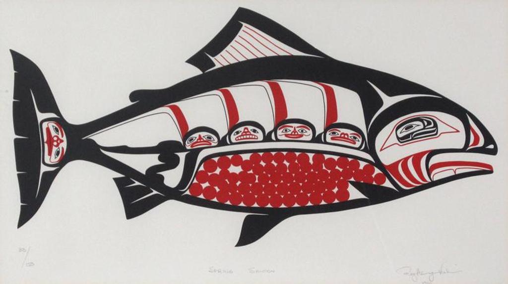 Roy Henry Vickers (1946) - Spring Salmon; 1980