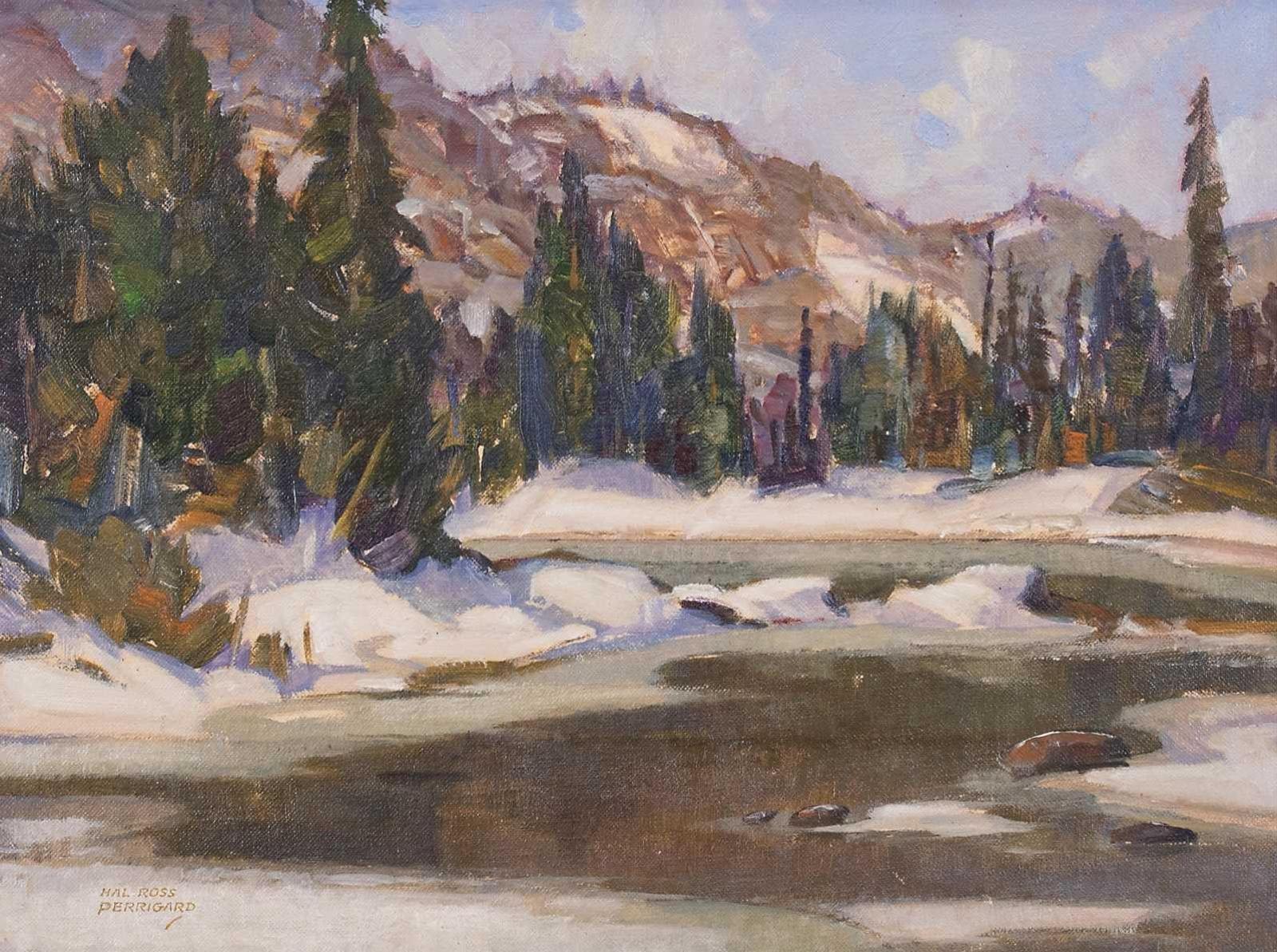 Hal Ross Perrigard (1891-1960) - Winter Motif #2 In The Laurentians; Ca 1960