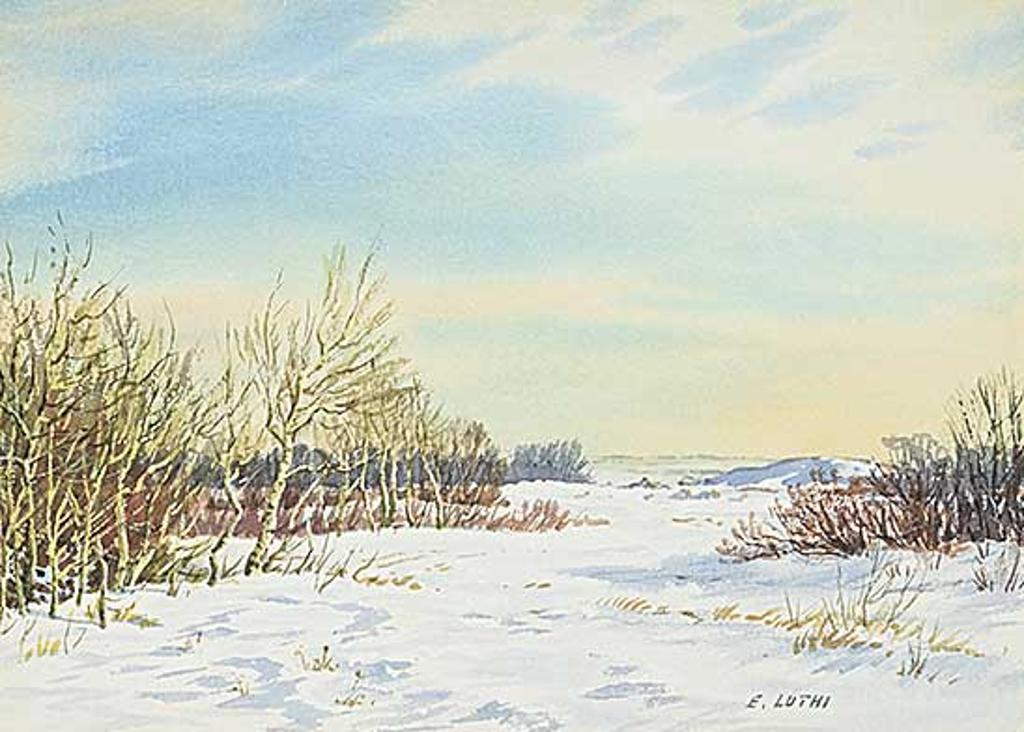Ernest (Ernie) Luthi (1906-1983) - Untitled - Serene Winter