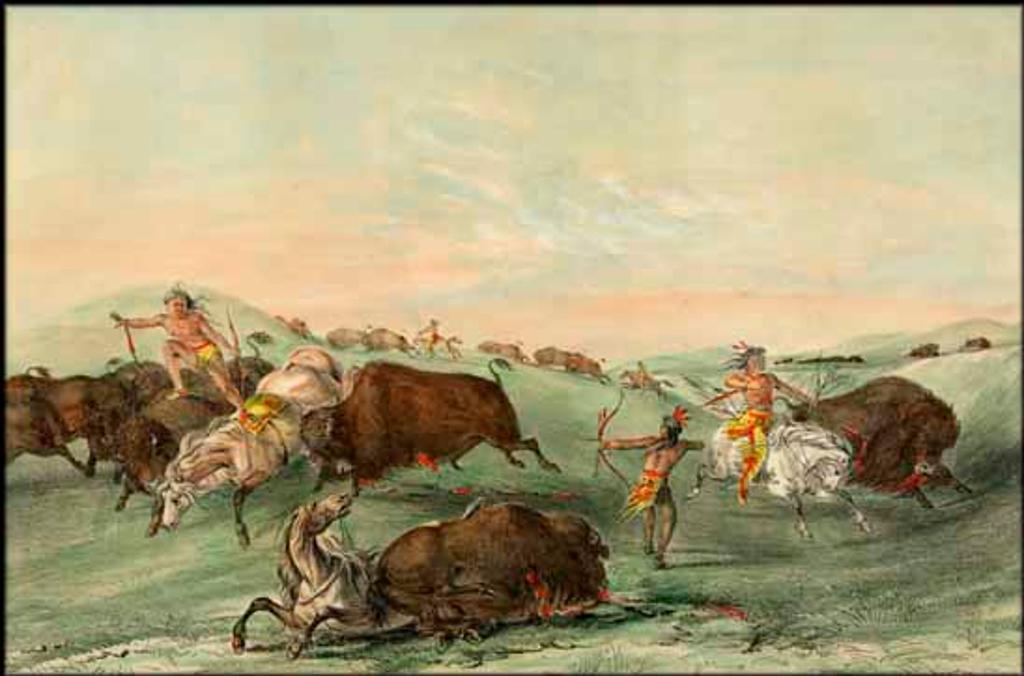 George Catlin (1796-1872) - Nine Works from the North American Indian Collection
