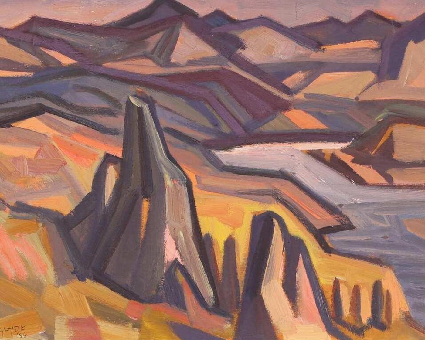 Henry George Glyde (1906-1998) - Bow Valley; 1955