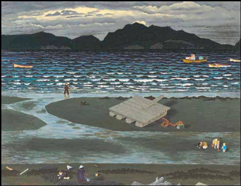 Edward John (E. J.) Hughes (1913-2007) - Low Tide, Qualicum