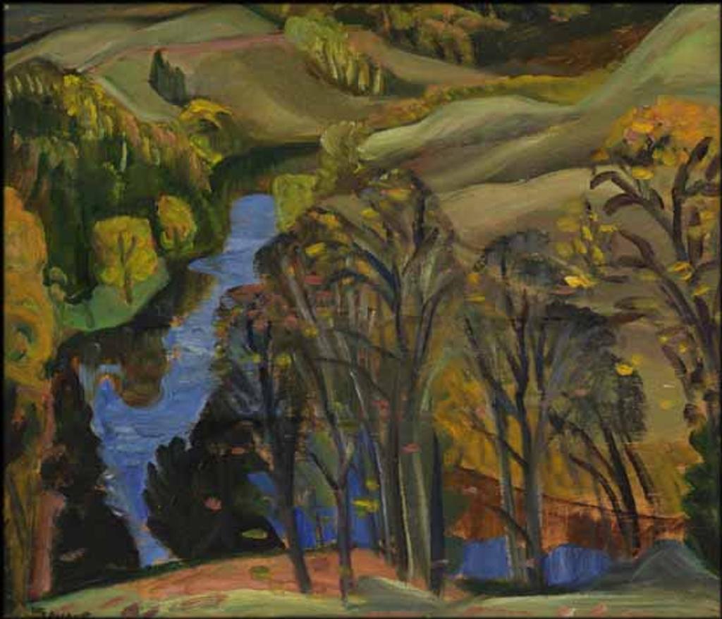 Anne (Annie) Douglas Savage (1896-1971) - River Simeon near Saint Sauveur, Laurentians