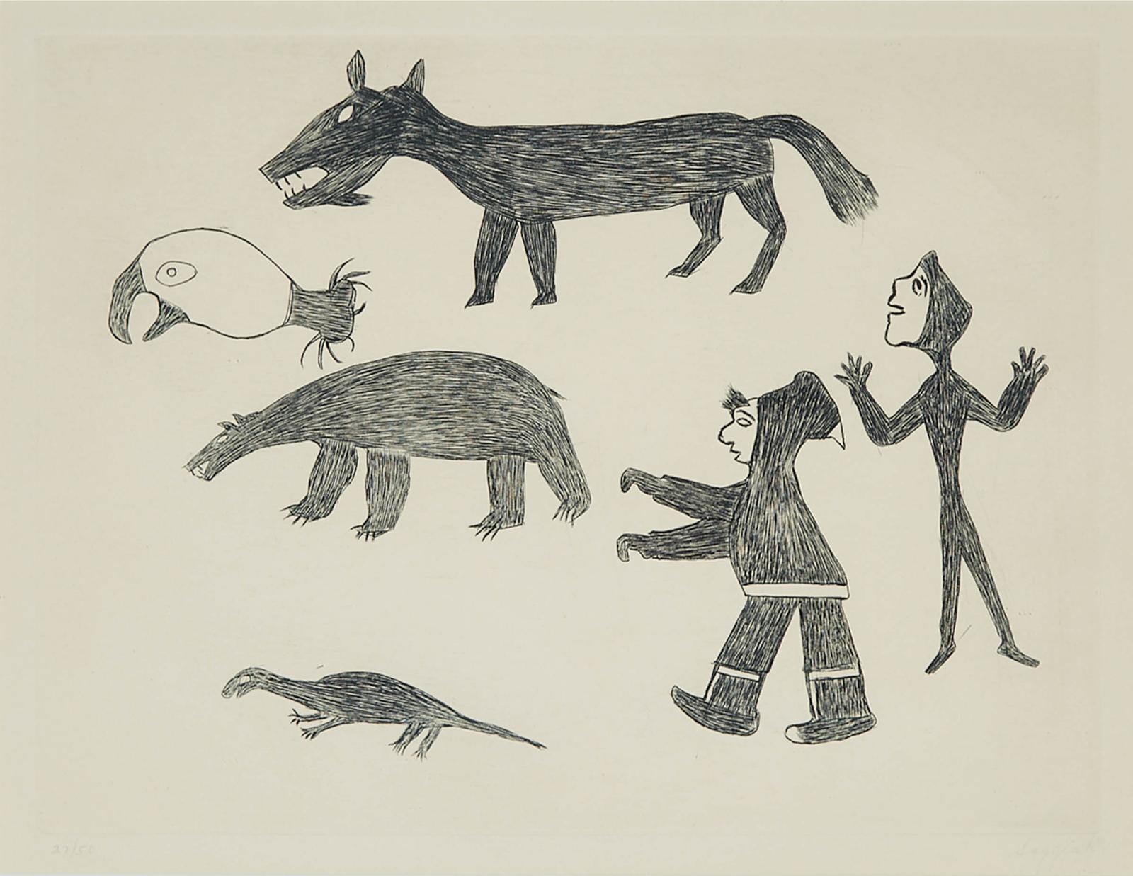 Saggiak (1897-1980) - Men With Beasts