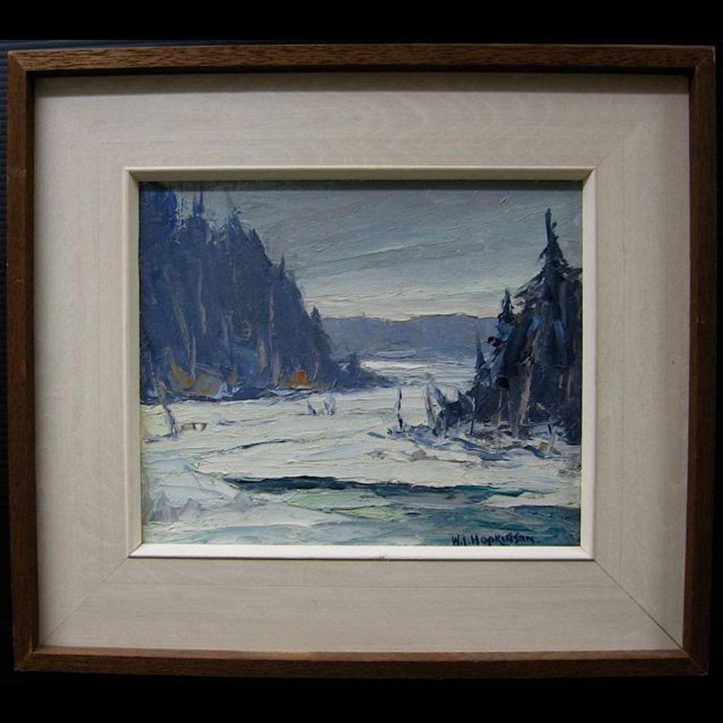 William John Hopkinson (1887-1970) - “Evening” Moose Creek Haliburton 1968
