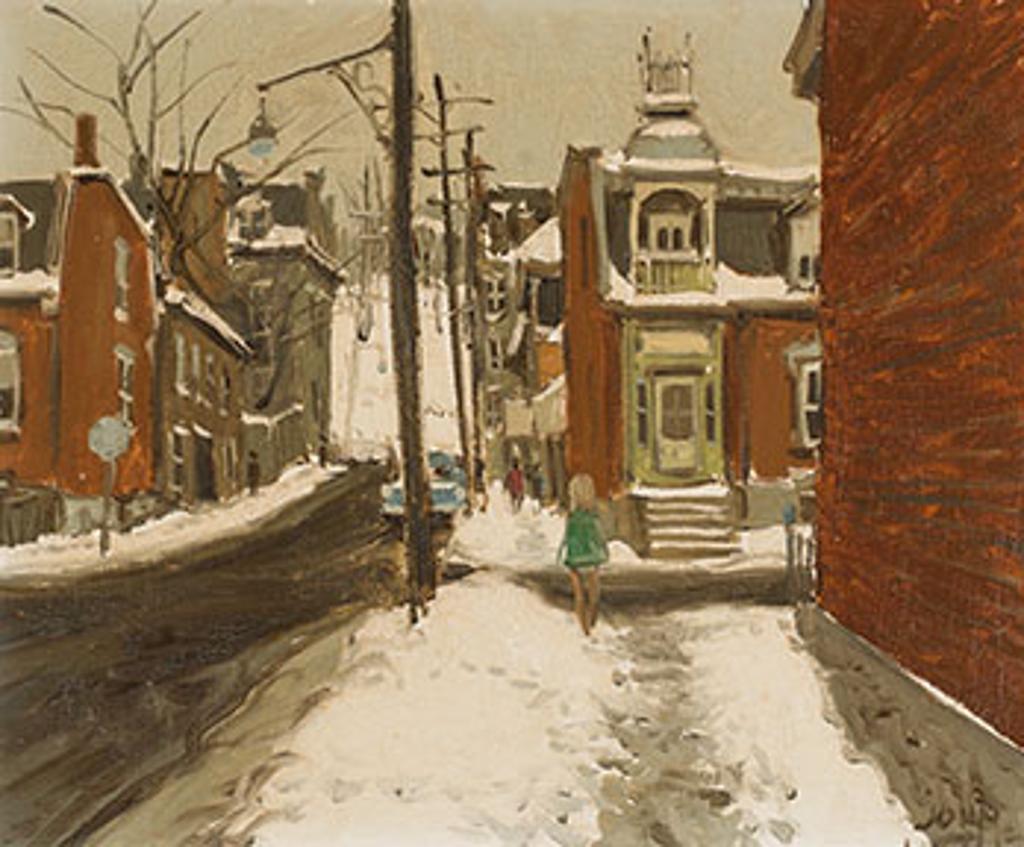 John Geoffrey Caruthers Little (1928-1984) - Dominion Street at Coursol, St. Henri, Montréal