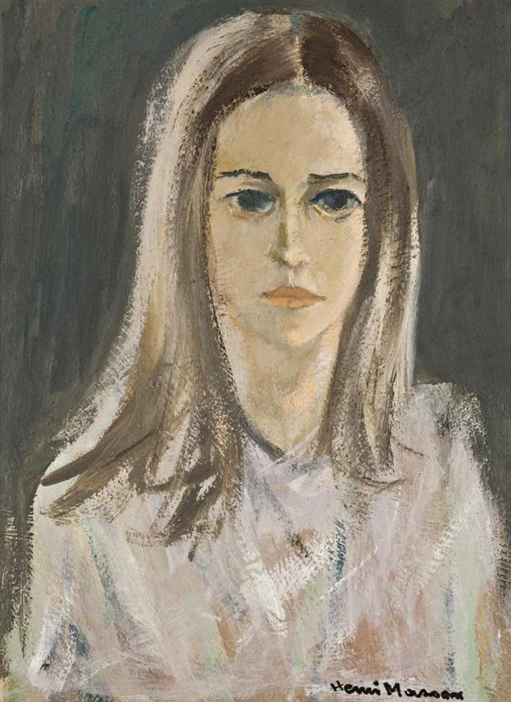 Henri Jacques Masson (1907-1995) - Teenage Model, Portrait of a Girl