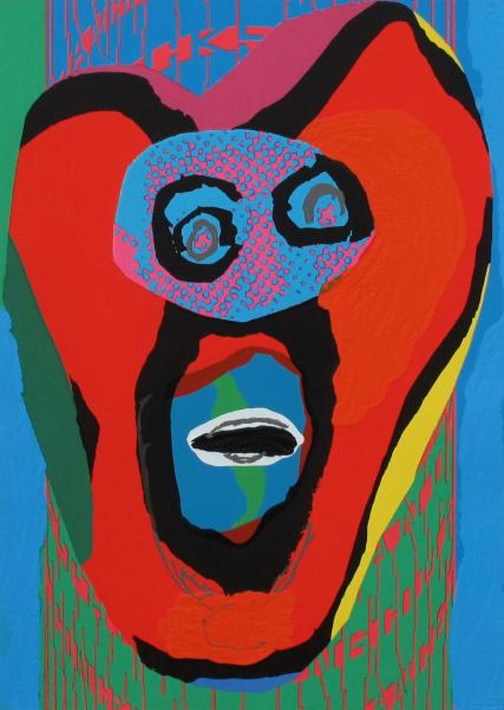 Karel Appel (1921-2006) - From The Bedized Pudding Canadian Suite (Personage In Red); 1979
