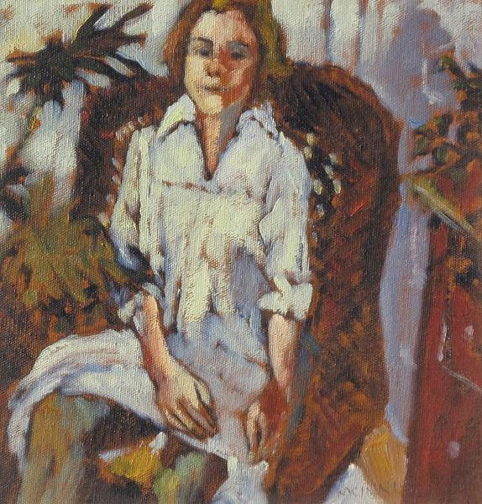 Robert F.M. McInnis (1942) - Portrait Of A Seated Woman; 1977