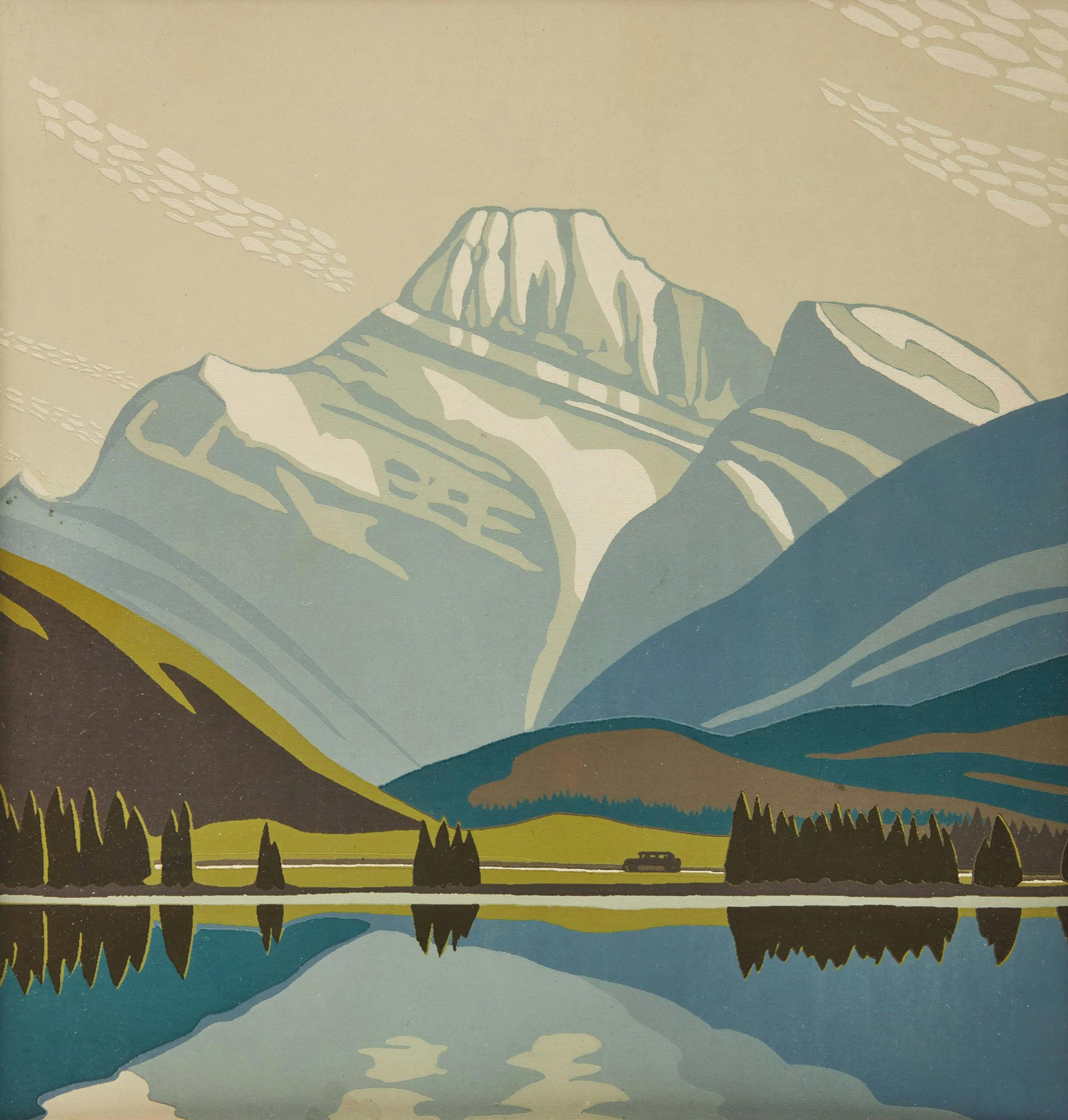 Lawren Stewart Harris (1885-1970) - Mount Edith Cavell