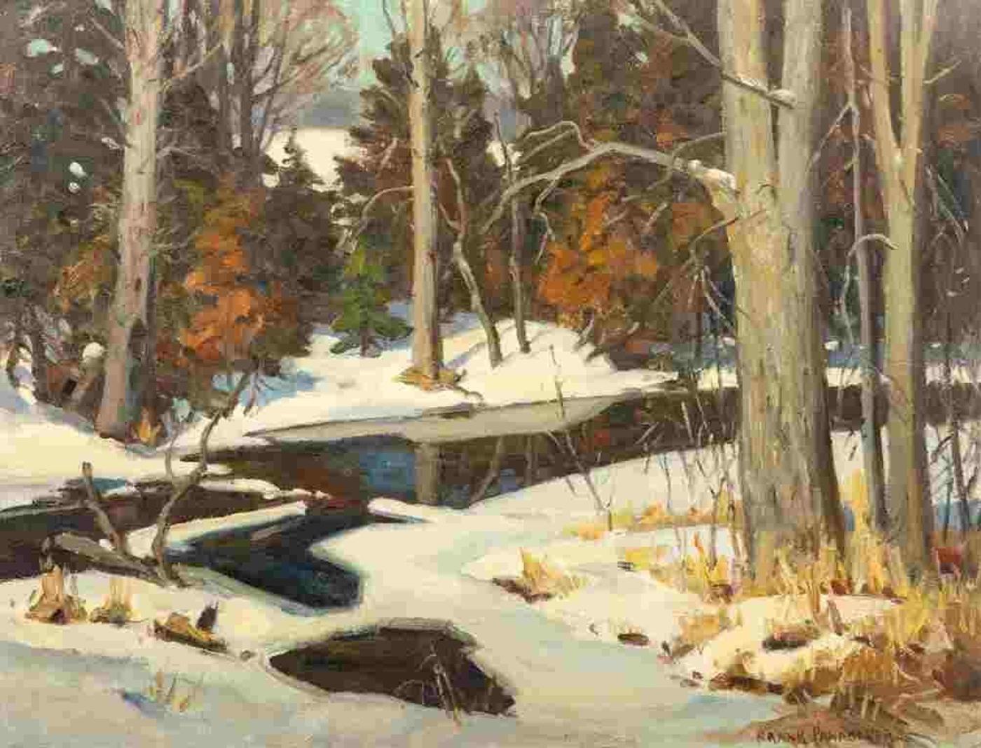 Frank Shirley Panabaker (1904-1992) - Stream in Winter