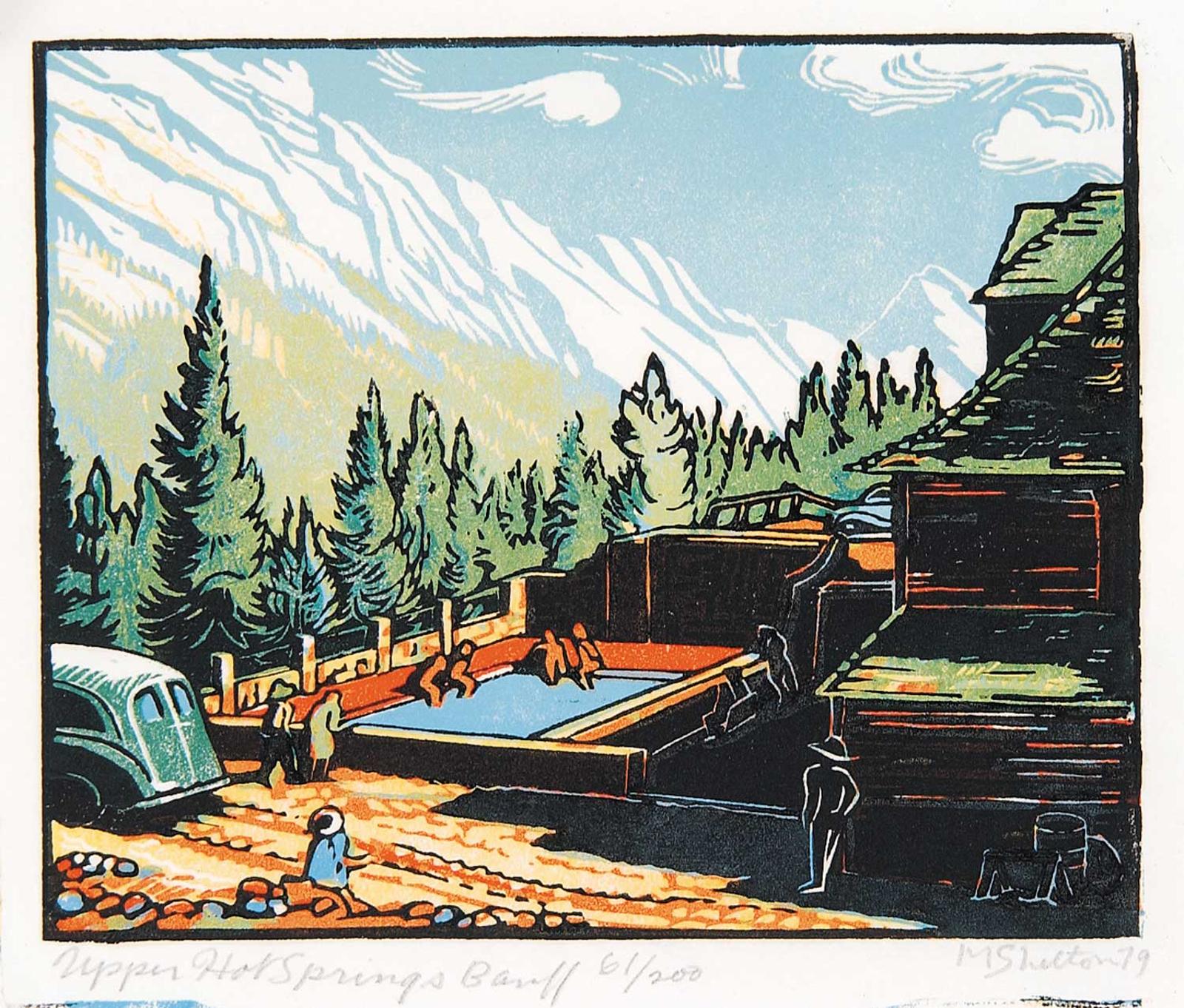 Margaret Dorothy Shelton (1915-1984) - Upper Hot Springs, Banff  #61/200
