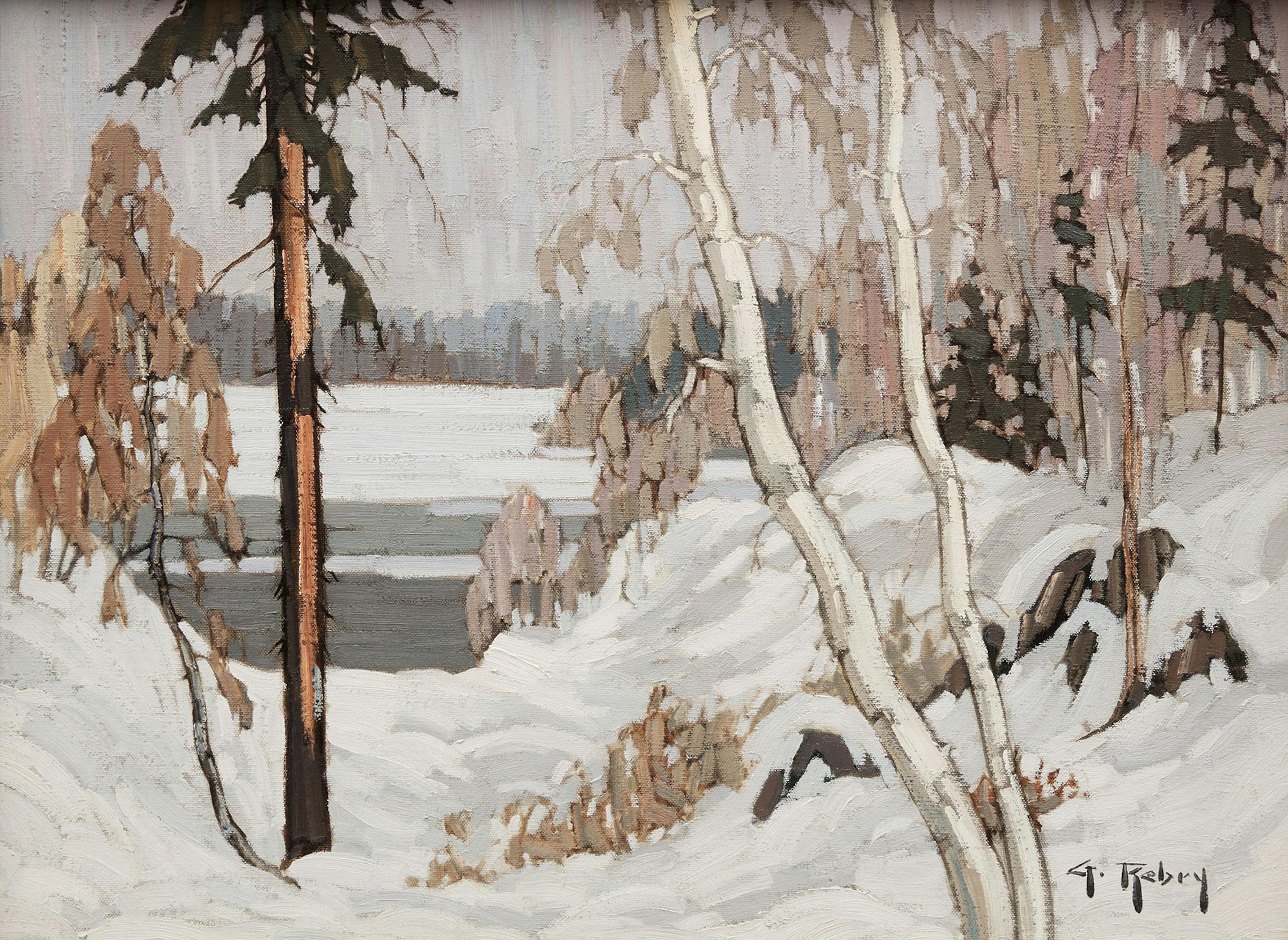Gaston Rebry (1933-2007) - Winter Landscape