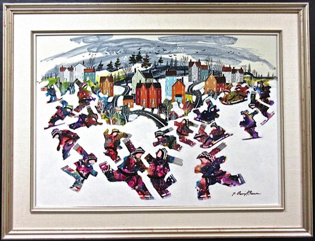 J. David Brown (1936-1995) - Winter Fun