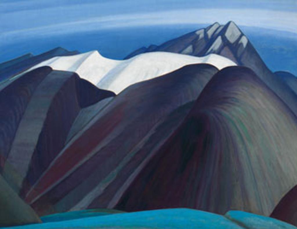 Lawren Stewart Harris (1885-1970) - Mountains East of Maligne Lake