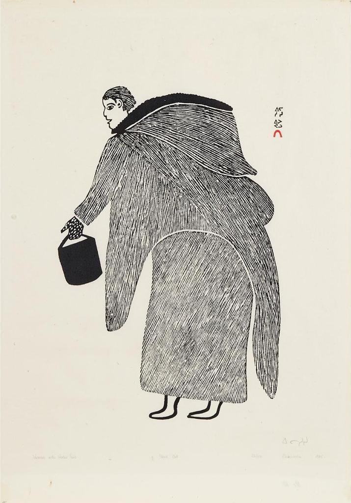 Eleeshushe Parr (1896-1975) - Woman With Water Pail
