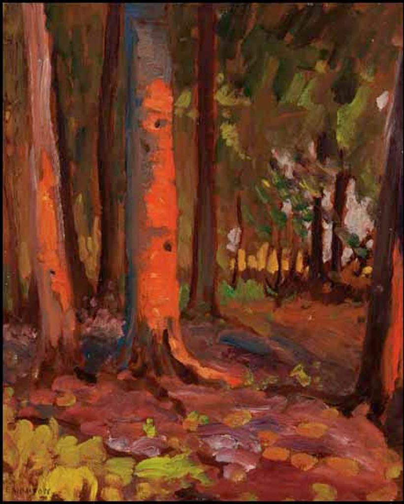 Ernest Alfred Dalton (1887-1963) - Trees at Sunset