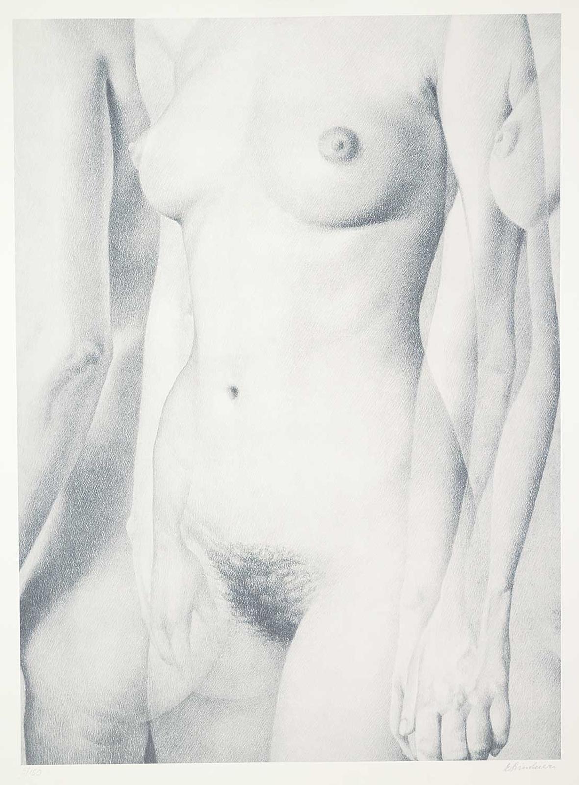 Ernest Friedrich Lindner (1897-1988) - Untitled - Standing Nude  #5/150