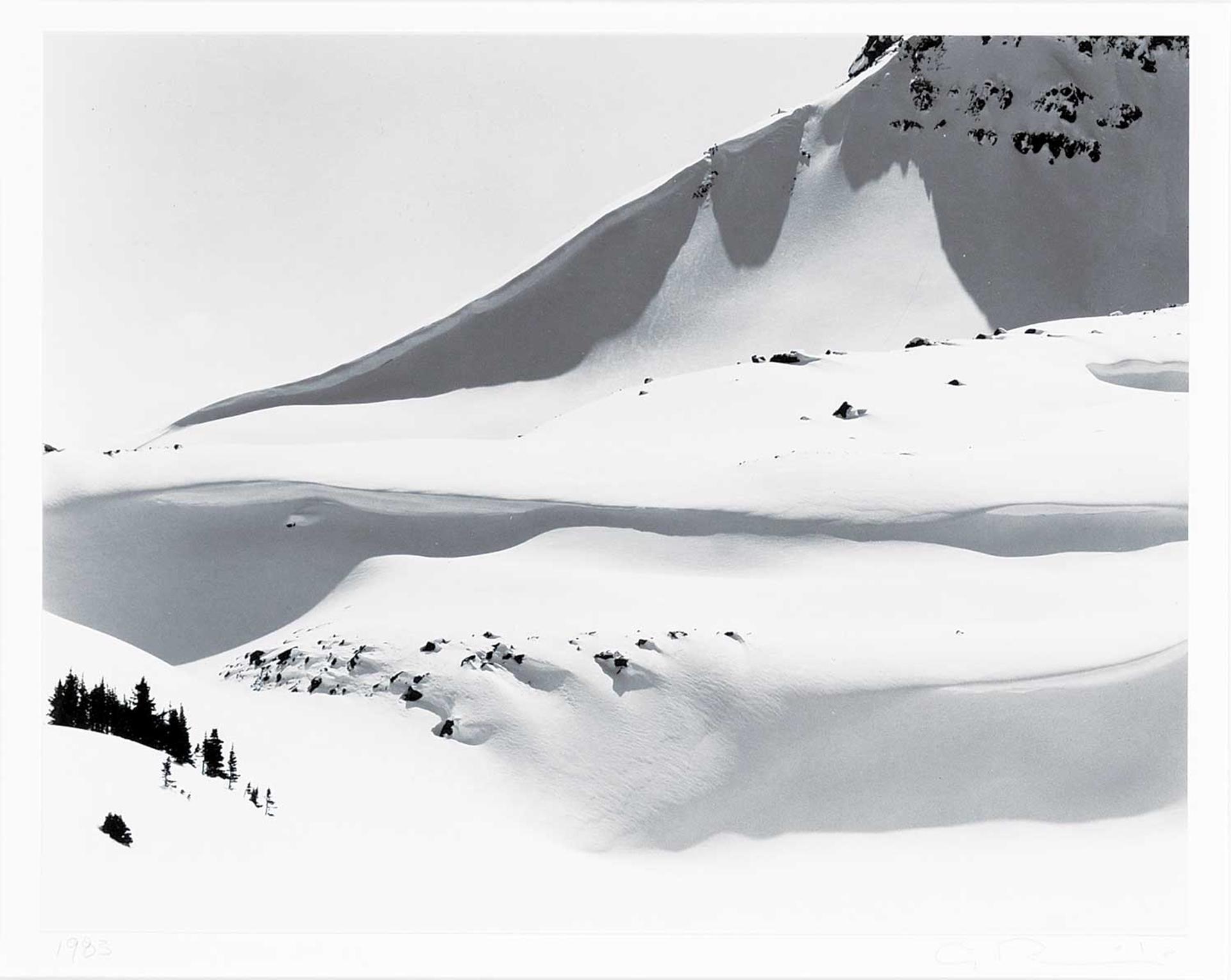 Craig Richards - Untitled - Snow Shadows [Canadian Rockies Series]