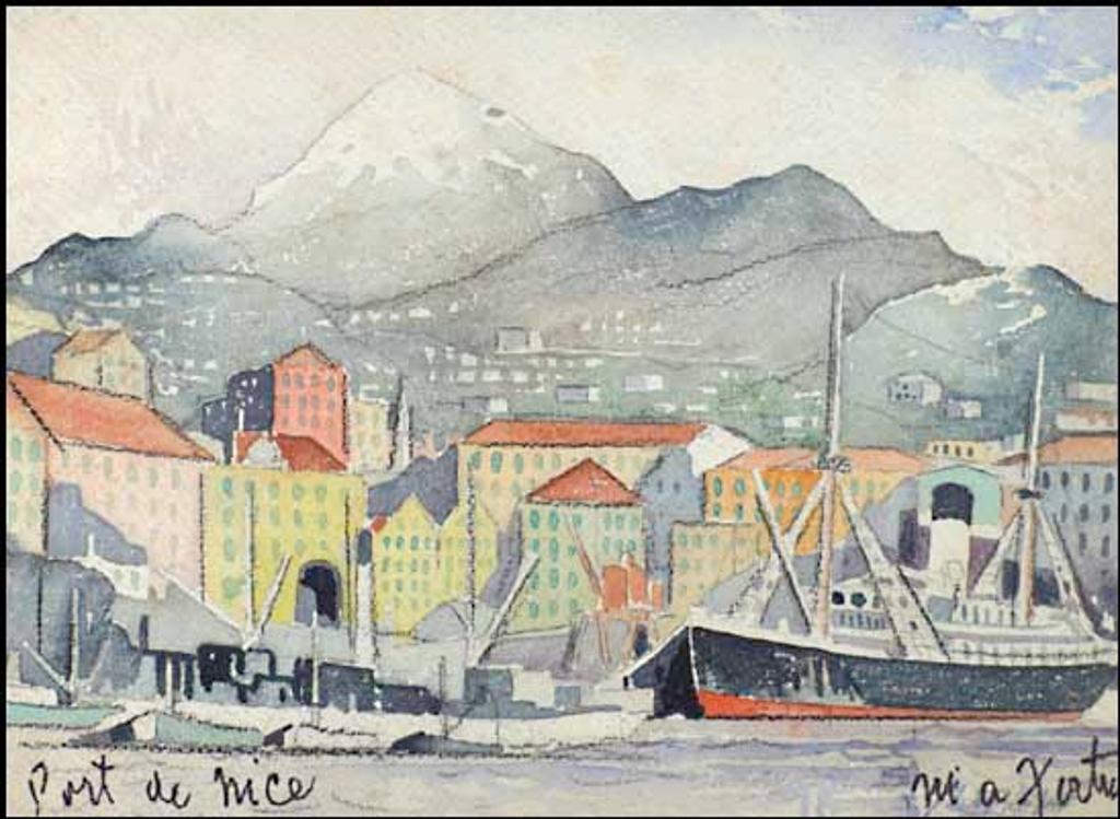 Marc-Aurèle Fortin (1888-1970) - Port de Nice