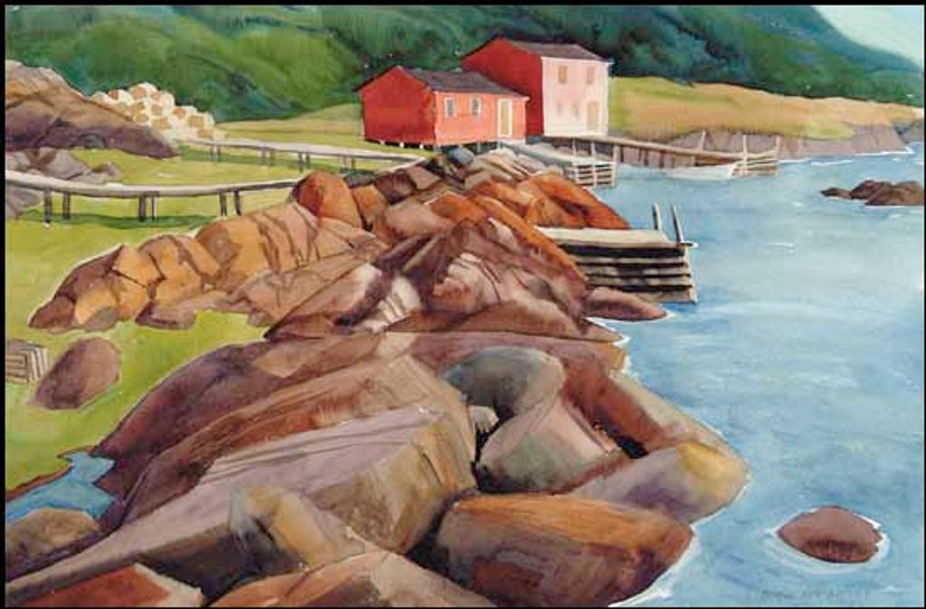 Doris Jean McCarthy (1910-2010) - Rocky Shore, Newfoundland