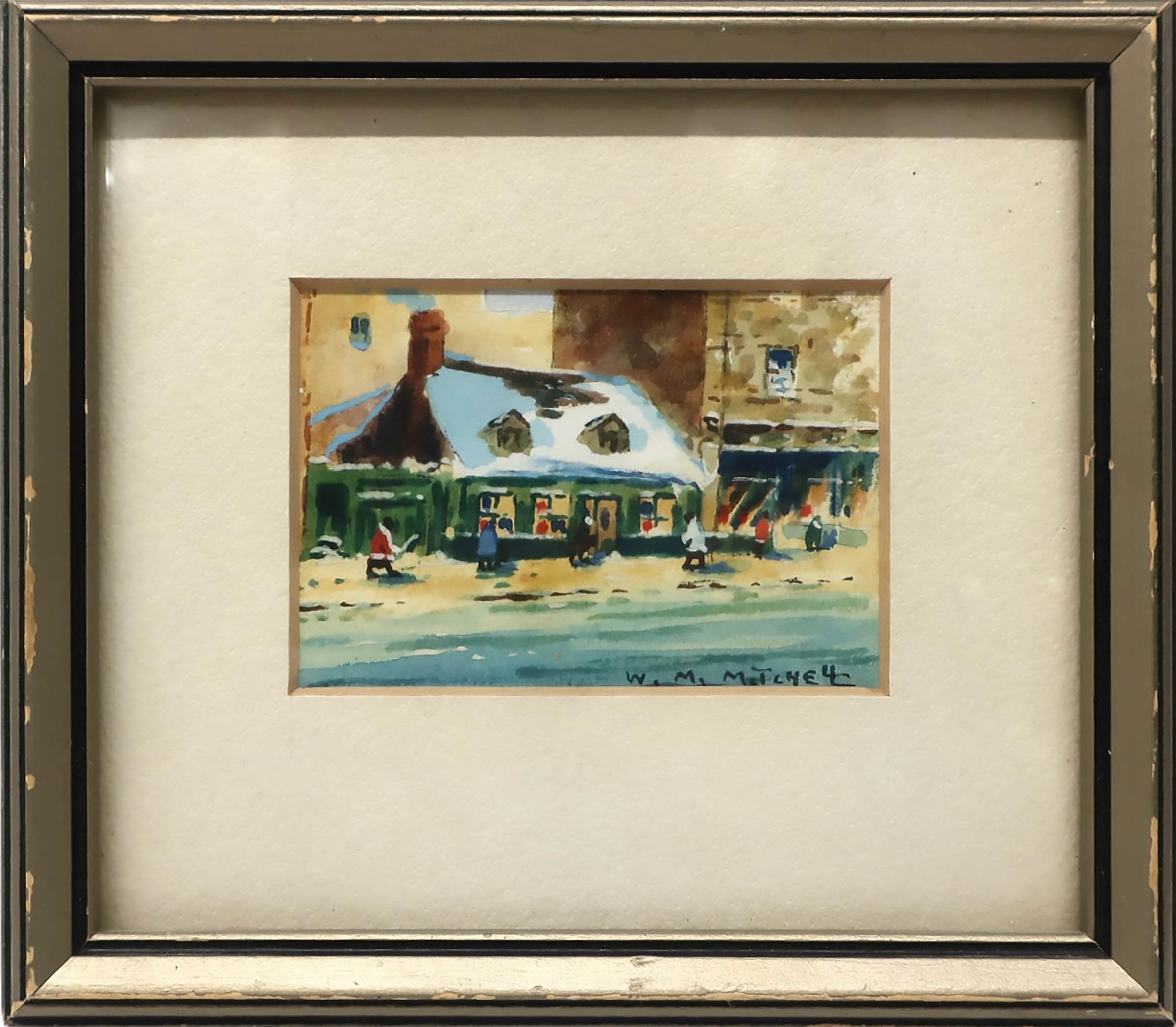 Willard Morse Mitchell (1879-1955) - Untitled (Ye Old-Time Bookstore On St. Catherine Street, Montreal, P.Q.)