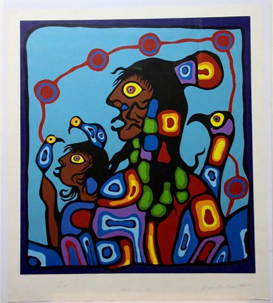 Norval H. Morrisseau (1931-2007) - Shaman And Son