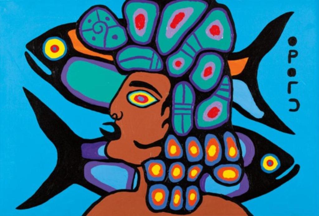 Christian Morrisseau (1969) - Acrylic on canvas,