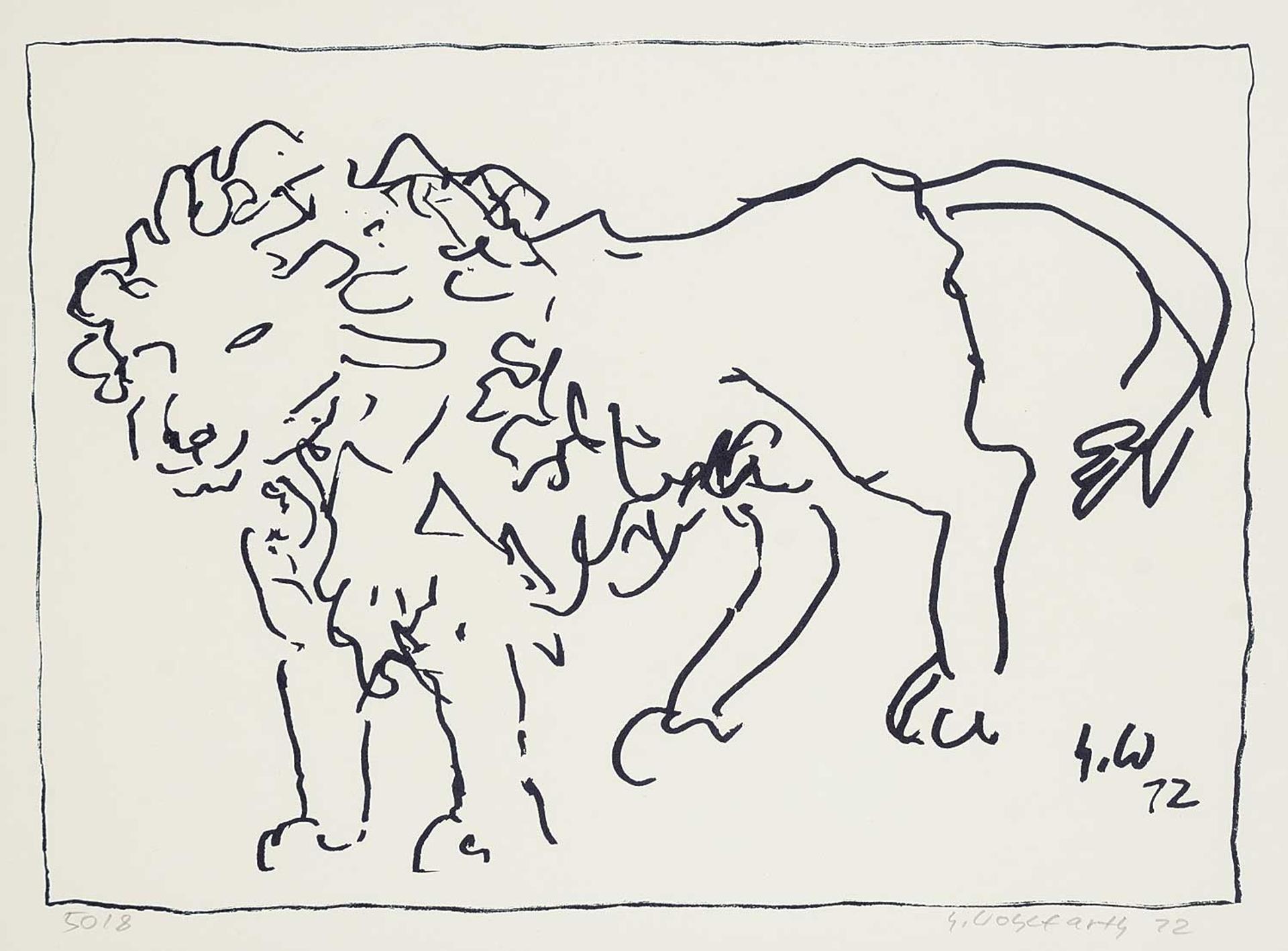 Harry Karl-Heinz Wohlfarth - Untitled - The Lion  #50/8