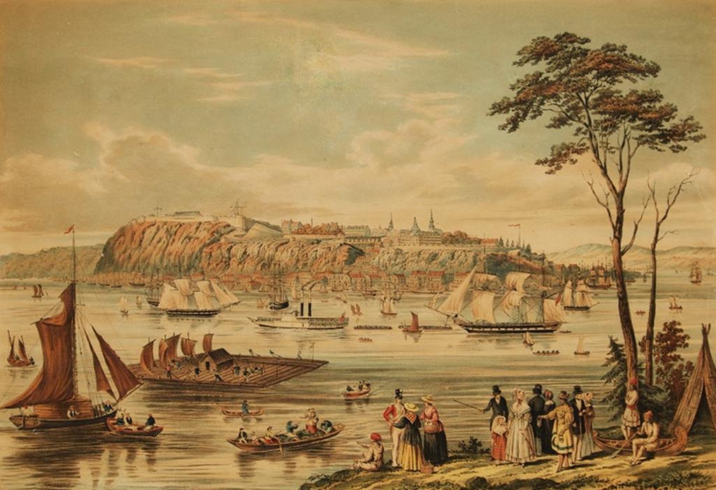 Thomas Picken - View of Quebec (after Captain B. Beaufoy)