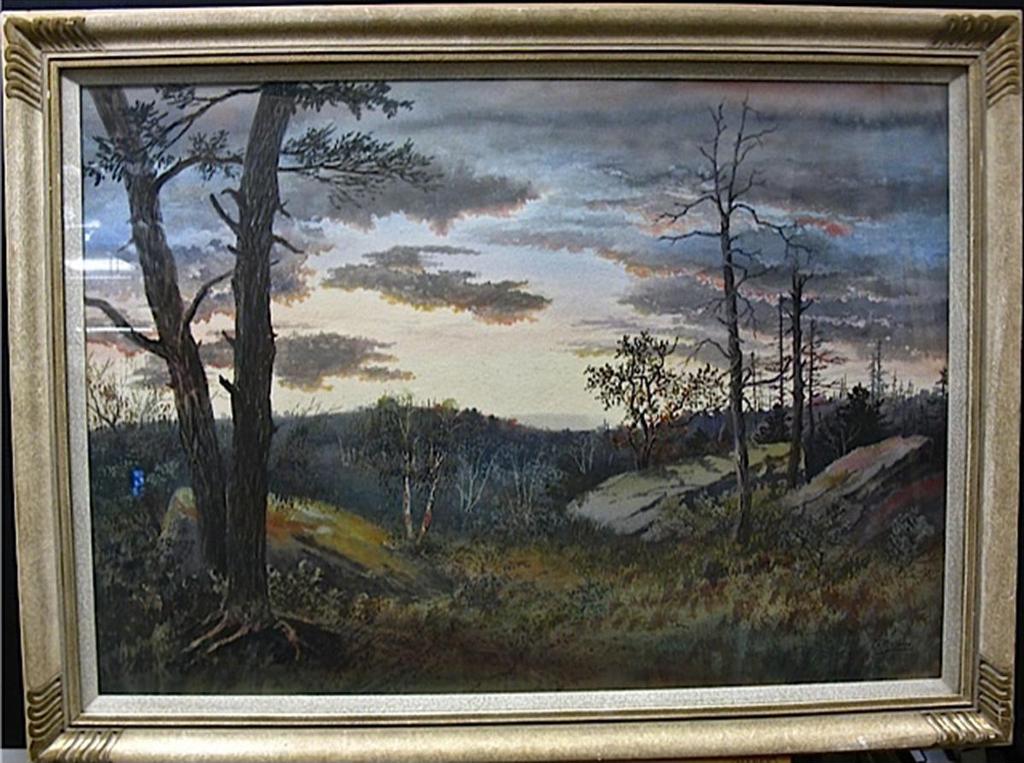 Thomas Harrison (T.H.) Wilkinson (1847-1929) - Landscape At Sunset