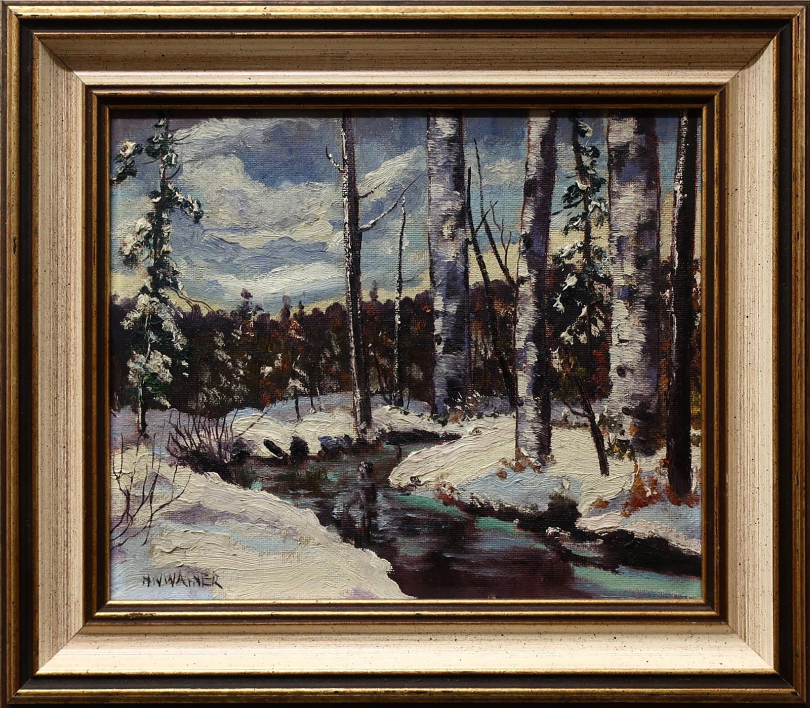 Herbert William Wagner (1889-1948) - Winter Creek Study