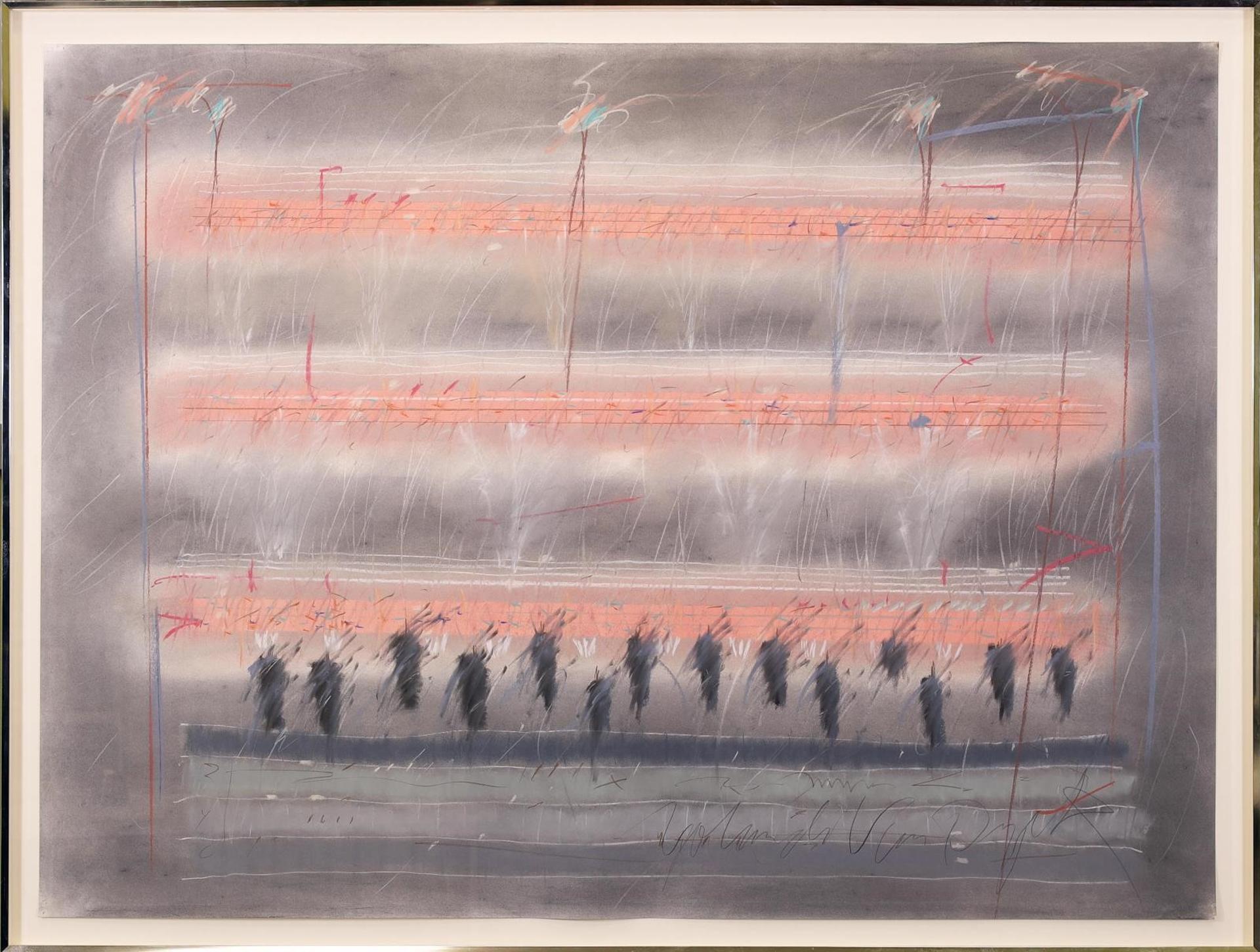 Yolanda Van Dyck (1948) - Untitled, Concert Series; 1982