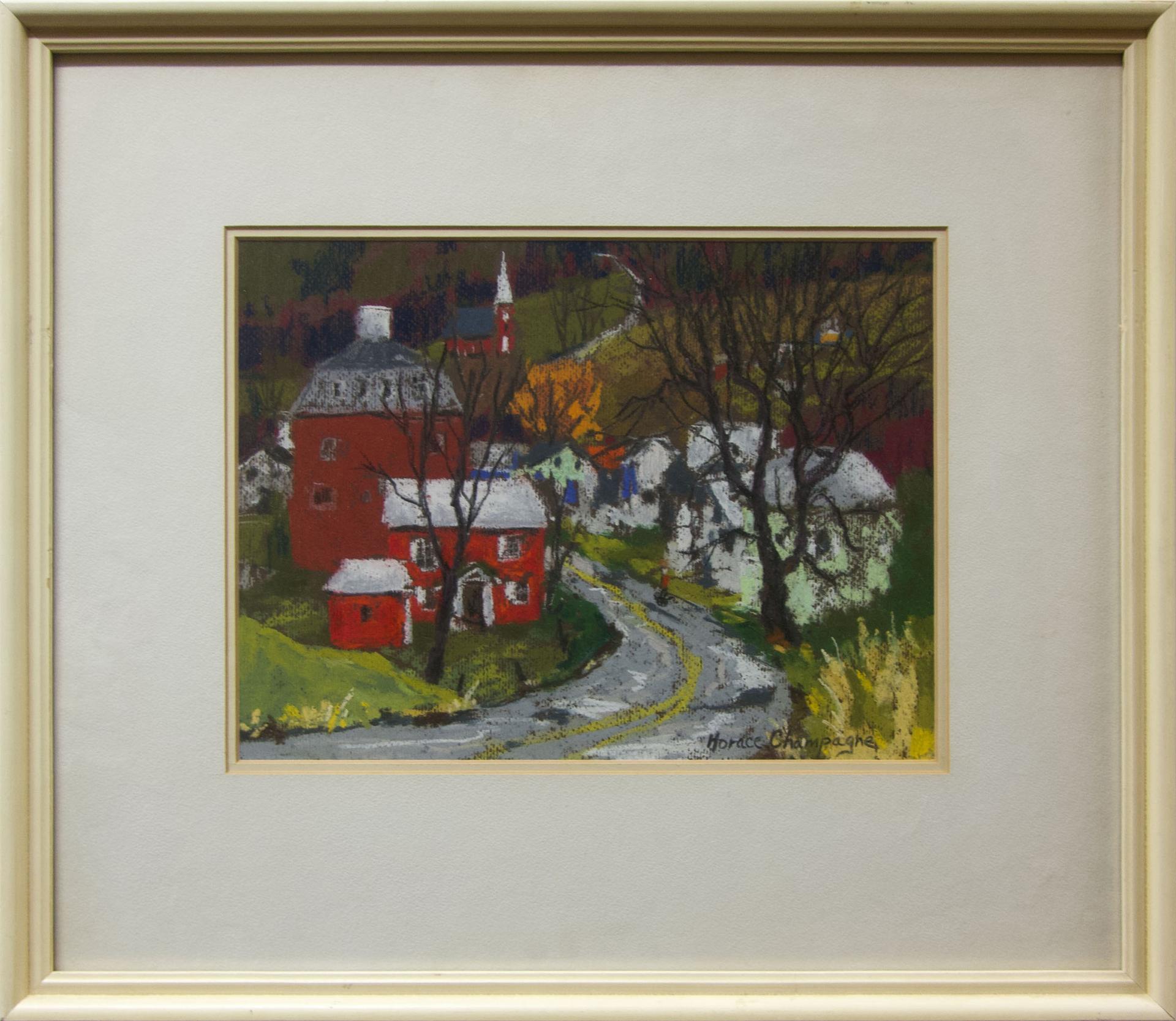 Horace Champagne (1937) - The Red House, Frelighsburg, Eastern Townships, Quebec