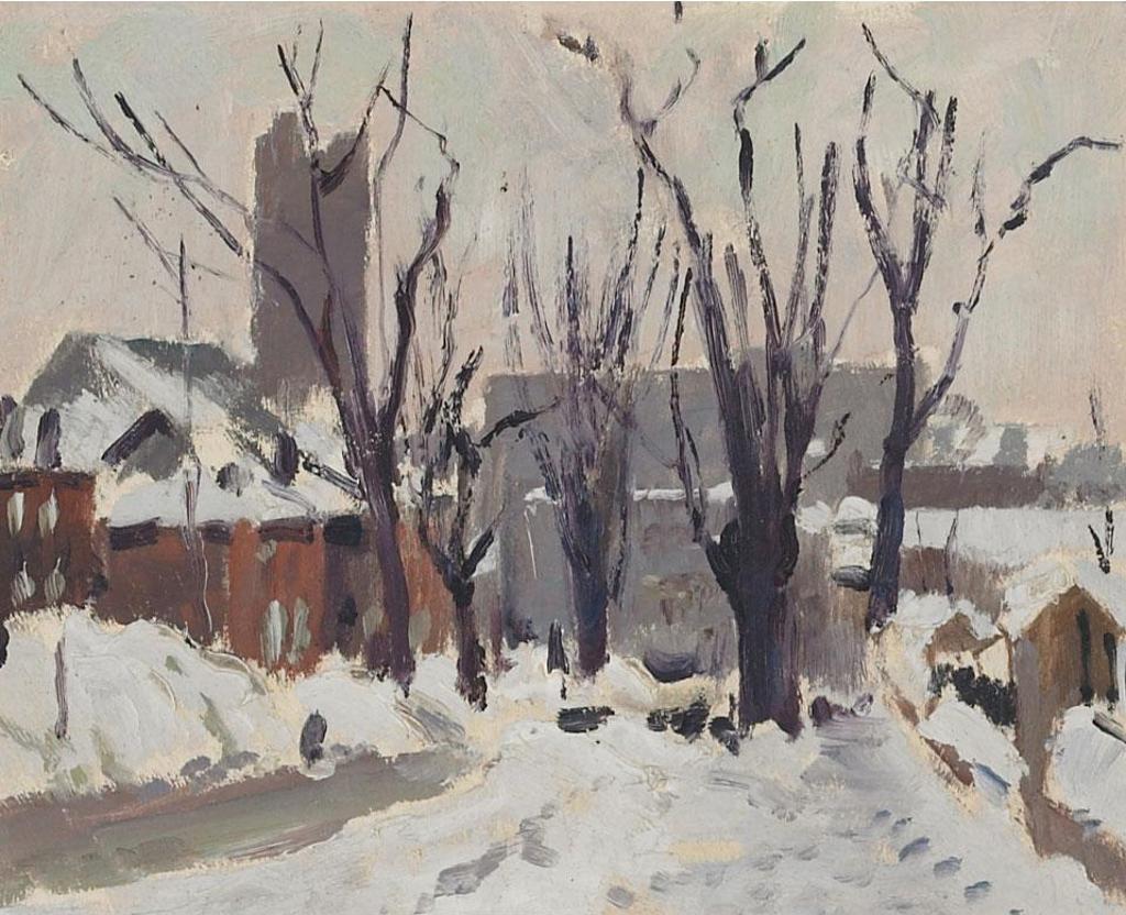 Robert Wakeham Pilot (1898-1967) - Village In Winter, Montreal