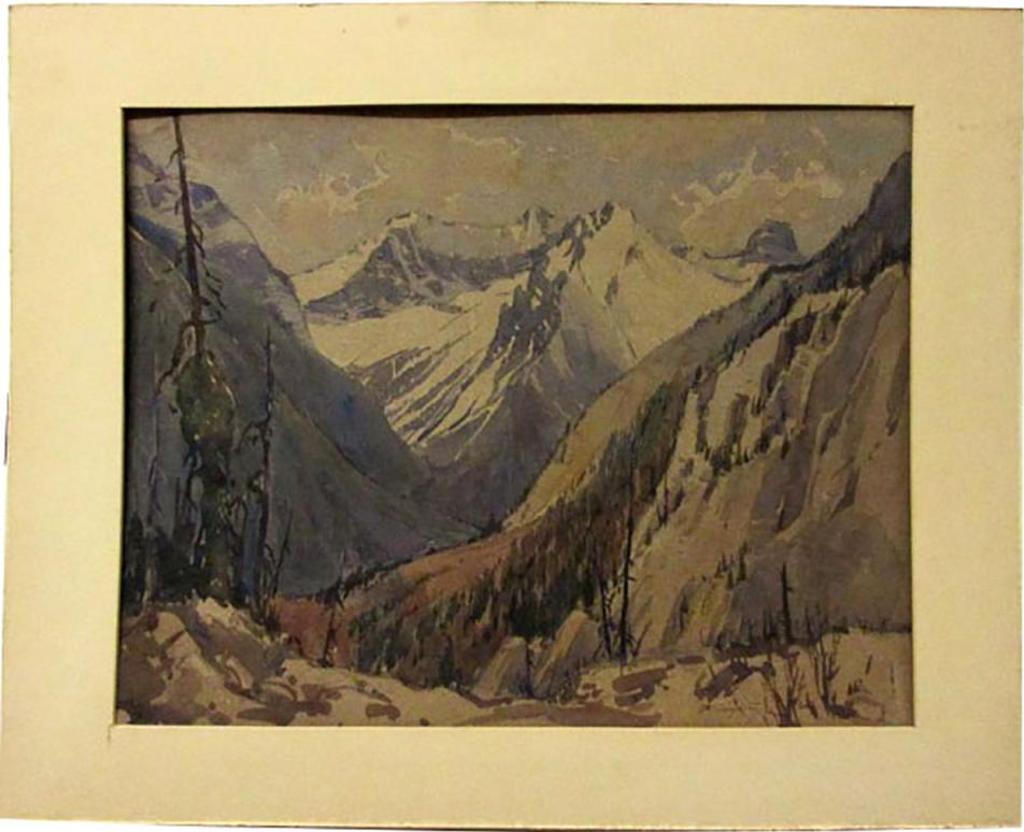 Alfred Crocker Leighton (1901-1965) - The Lake Louise Road, Banff